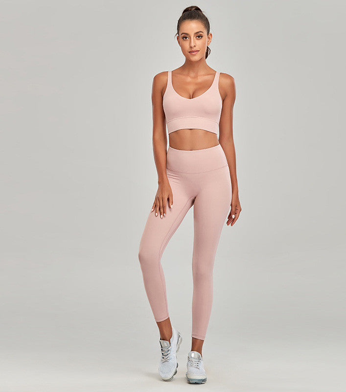 GLUTEA™ NudeFit Seamless Set (Legíny + Podprsenka)