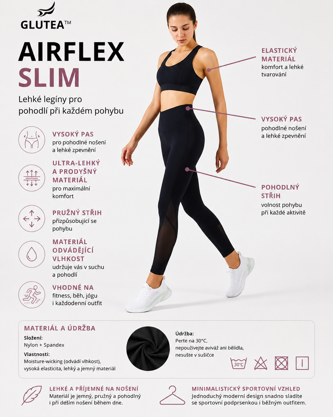 GLUTEA™ AirFlex Slim legíny