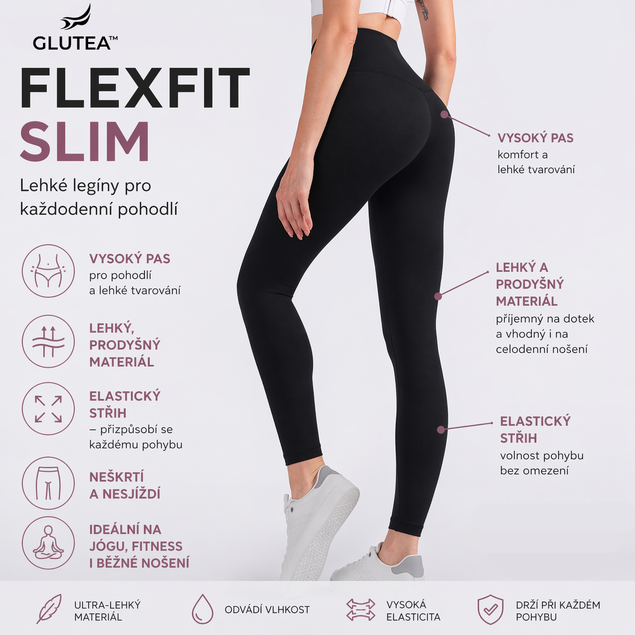 GLUTEA™ FlexFit Slim Legíny